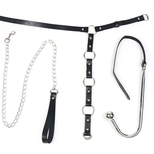 EverydayUse Collar Kinky Leash Anal Hook 5853 with and 0909